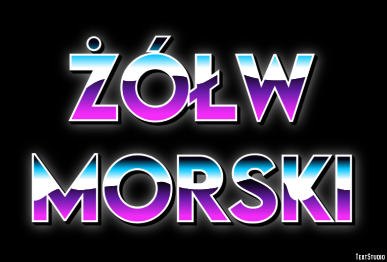 żółw morski Efekt tekstowy