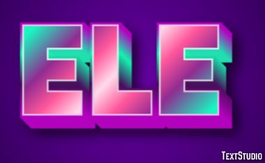 Ele Text effect