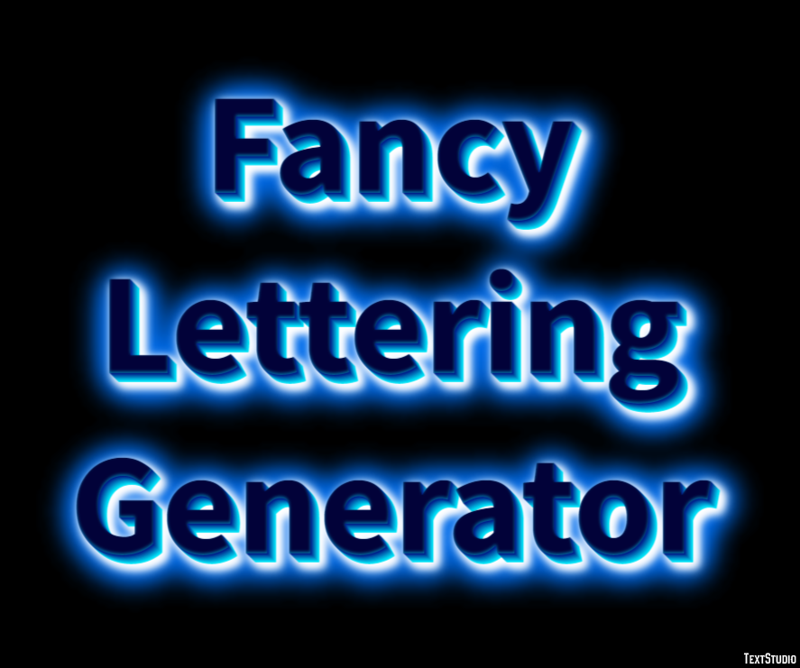 Fancy Lettering Generator Effet de Texte