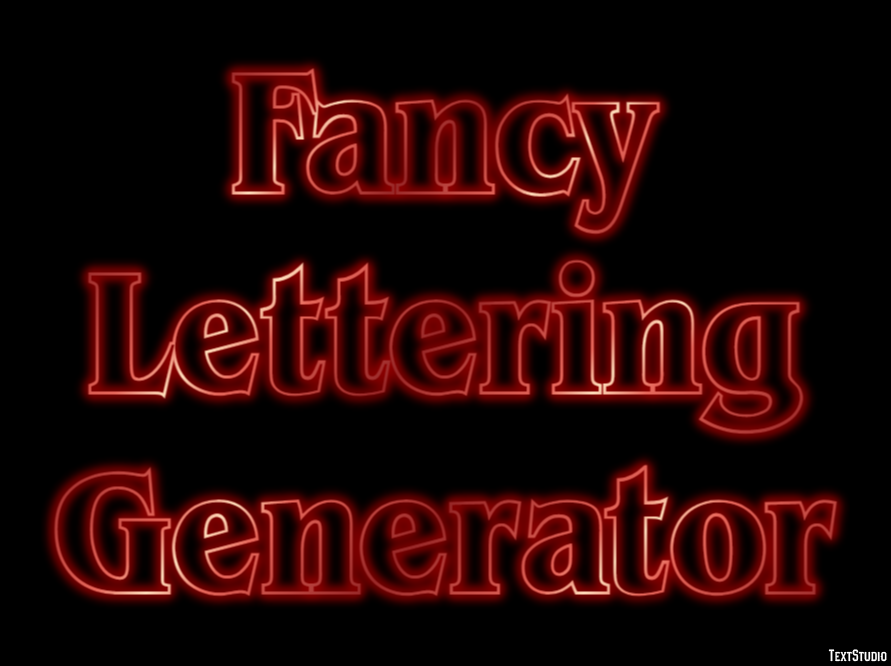 Fancy Lettering Generator Effetto testo