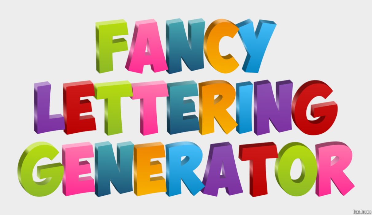 Fancy Lettering Generator Effetto testo
