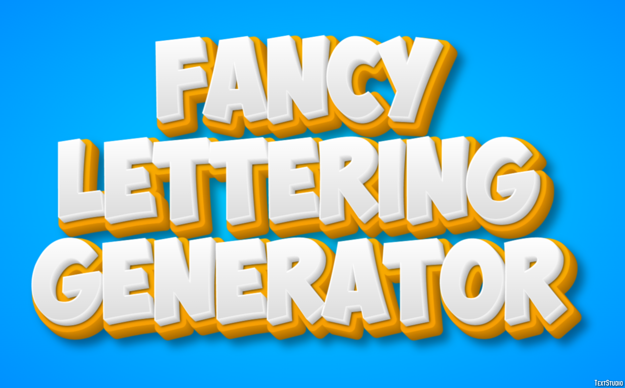 Fancy Lettering Generator Effet de Texte