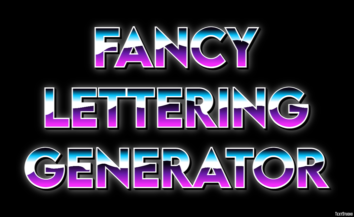 Fancy Lettering Generator Effetto testo