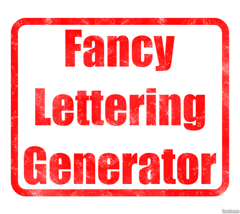Fancy Lettering Generator Effetto testo