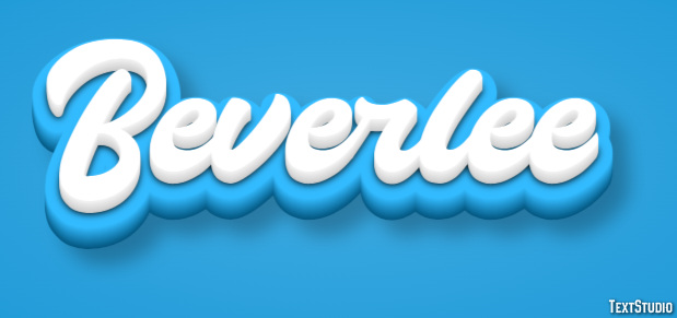 Beverlee テキスト効果