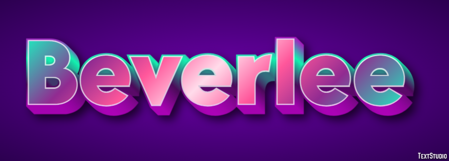 Beverlee テキスト効果