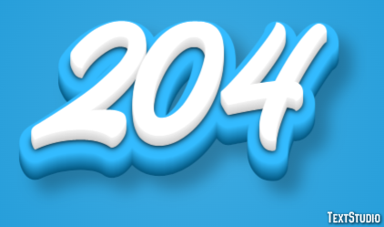 204 Text Effect