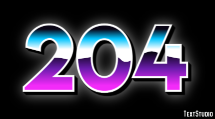 204 Text Effect