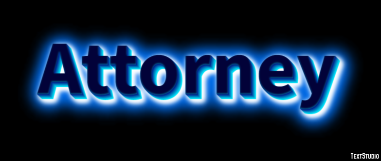 Attorney Efeito de texto