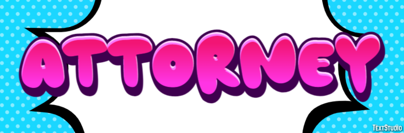 Attorney Text Effect