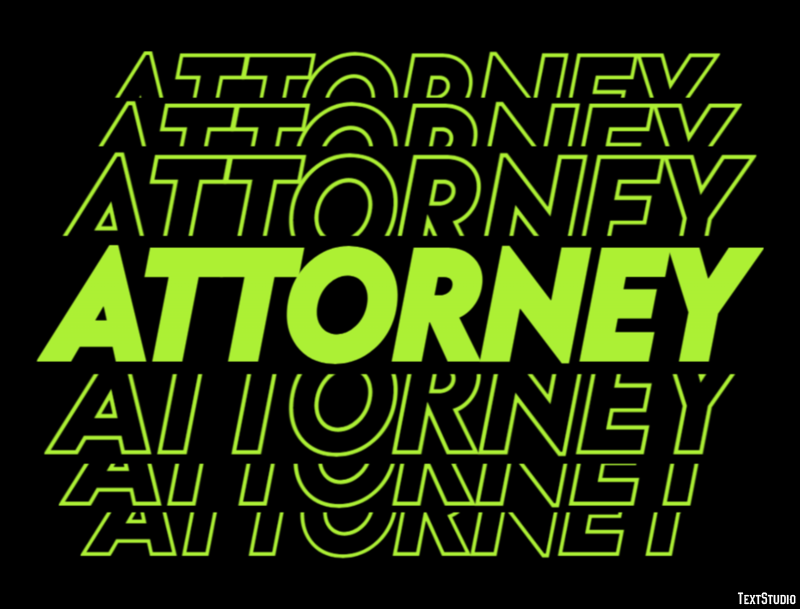Attorney Efecto de Texto