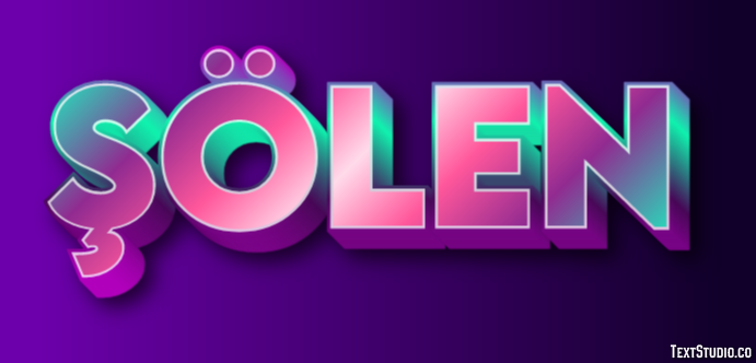 Şölen Text Effect