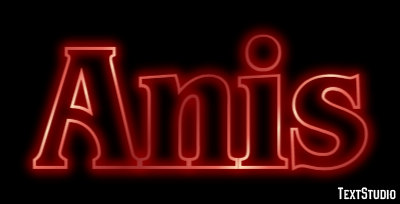 Anis Text Effect