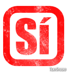 Sí Efecto de Texto