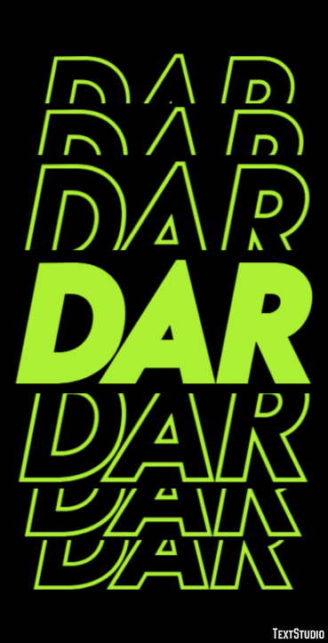 Dar Efekt tekstowy