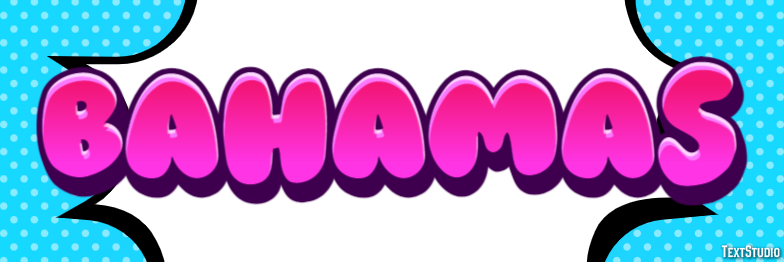 Bahamas Text Effect