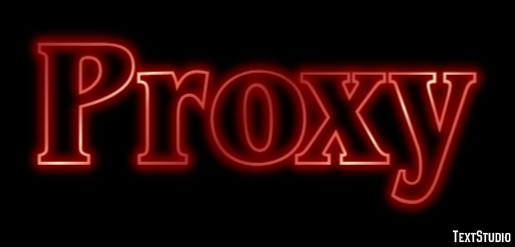 Proxy Tekst Effect