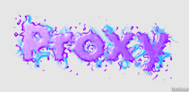 Proxy Tekst effect