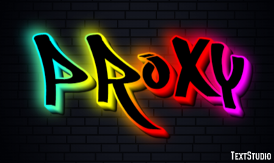 Proxy Tekst effect