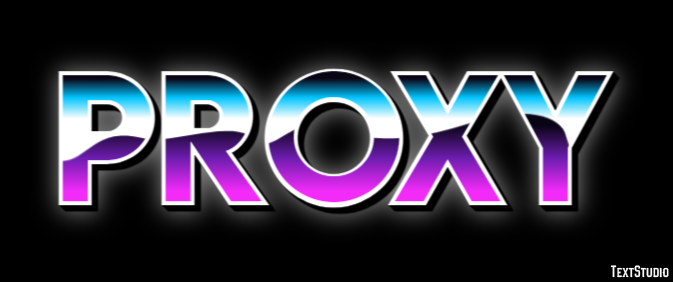Proxy Tekst Effect