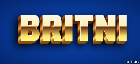 Britni Efecto de Texto