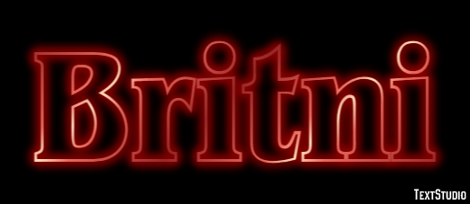 Britni Text effect