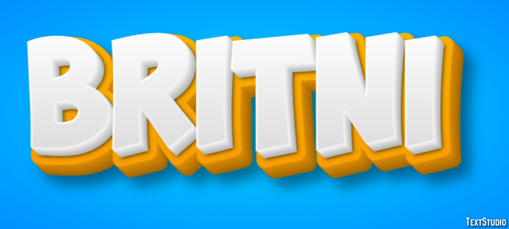 Britni Text effect