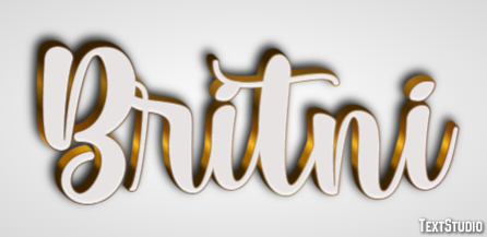 Britni Text effect