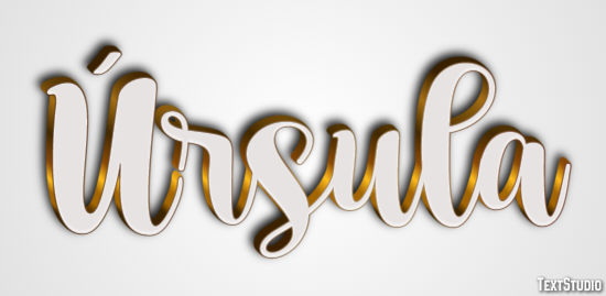 Úrsula テキスト効果