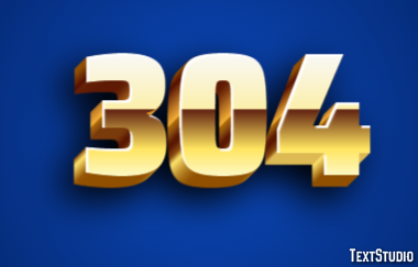 304 Text Effect