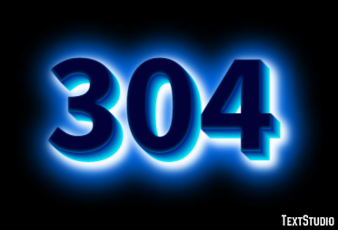 304 Text Effect