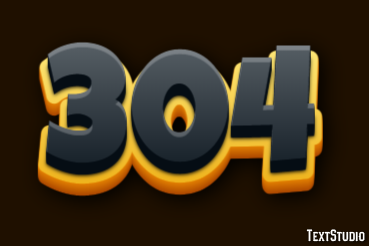 304 Text Effect