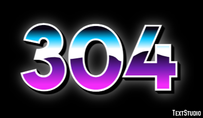 304 Text Effect