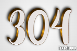304 Text Effect