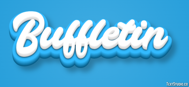 Buffletin Texteffekt