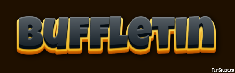 Buffletin Texteffekt