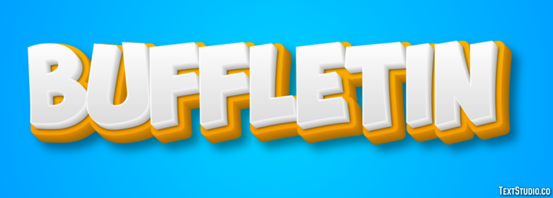 Buffletin Texteffekt