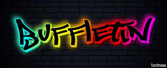 Buffletin Texteffekt