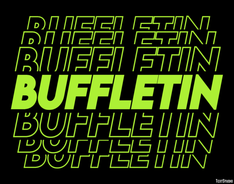 Buffletin Texteffekt