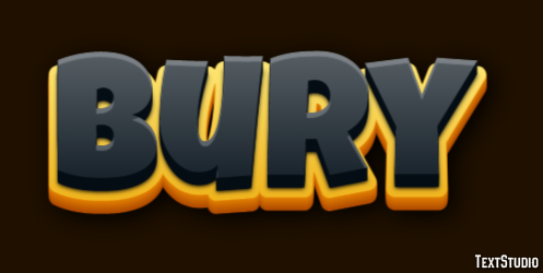 Bury Tekst Effect