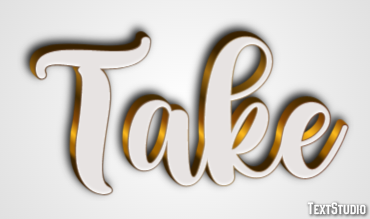 Take Efekt tekstowy