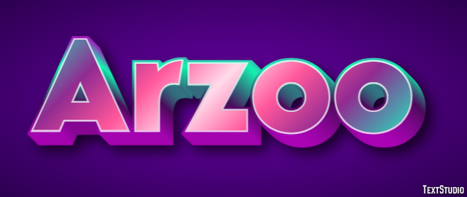 Arzoo Text Effect