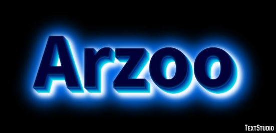 Arzoo Text Effect