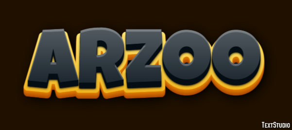 Arzoo Эффект текста
