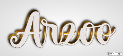 Arzoo Эффект текста