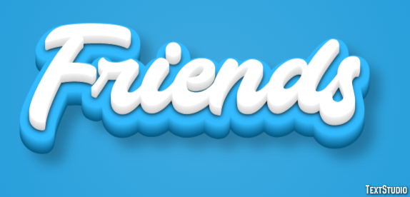 Friends Text Effect