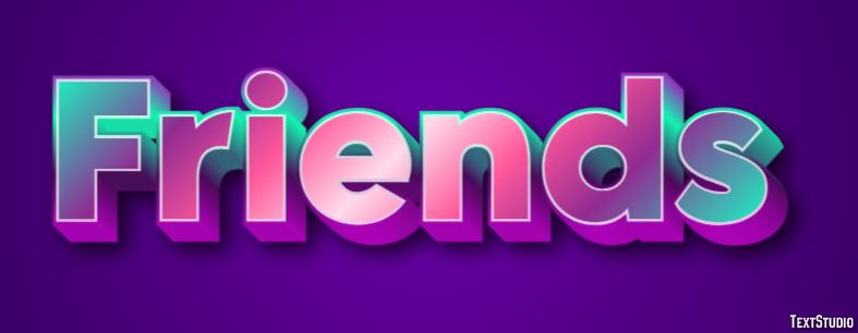 Friends Text Effect
