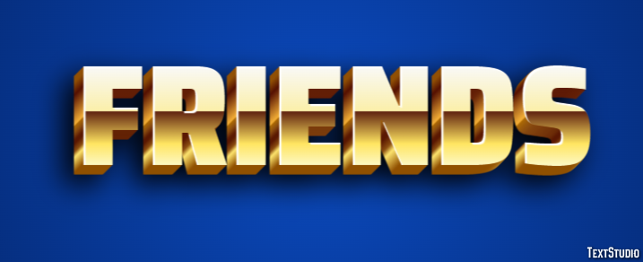 Friends Text Effect