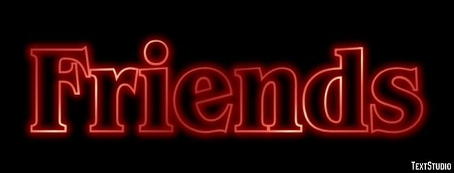 Friends Text Effect