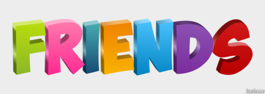 Friends Text Effect